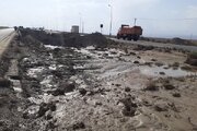 حضور به موقع راهداران شرق استان سمنان در سیل