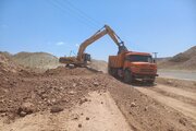 ببینید|پروژه قطعه اول محور شاهرود -طرود در شرق استان سمنان(شاهرود)