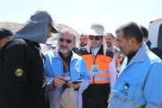 فعالیت راهداران ساوه، زرندیه، تفرش و غرق آباد در پیشبرد اهداف اجرایی مانور منطقهای زلزله در محدوده سد الغدیر ساوه