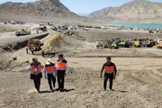 فعالیت راهداران ساوه، زرندیه، تفرش و غرق آباد در پیشبرد اهداف اجرایی مانور منطقهای زلزله در محدوده سد الغدیر ساوه
