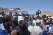 فعالیت راهداران ساوه، زرندیه، تفرش و غرق آباد در پیشبرد اهداف اجرایی مانور منطقهای زلزله در محدوده سد الغدیر ساوه