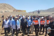 فعالیت راهداران ساوه، زرندیه، تفرش و غرق آباد در پیشبرد اهداف اجرایی مانور منطقهای زلزله در محدوده سد الغدیر ساوه