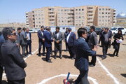 آئین کلنگزنی و شروع عملیات اجرایی پروژههای نهضت ملی مسکن شهرستان اشتهارد