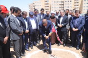 آئین کلنگزنی و شروع عملیات اجرایی پروژههای نهضت ملی مسکن شهرستان اشتهارد
