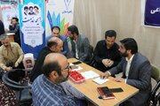ببینید| برگزاری میز خدمت اداره کل راه وشهر سازی استان مرکزی در مصلی شهر اراک