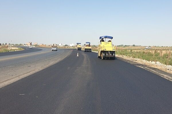 استمرار پروژه تعریض باند شمالی محور گنبد به آق قلا راه و شهرسازی گلستان