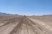 ببینید|پروژه محور روستای فرومد-شفیع آباد در شرق استان سمنان(شاهرود)