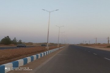 روشنایی محور ريجن- ابوزيدآباد شهرستان آران و بيدگل