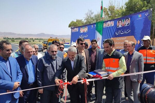 بهرهبرداری از پروژه های راهداری شهرستان خمین با اعتبار ۵۷۰ میلیارد ریال هفته دولت