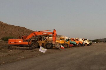 اتصال دو شهرستان داراب و نی ریز با آغاز عملیات اجرایی محور روستایی بنه کلاغی