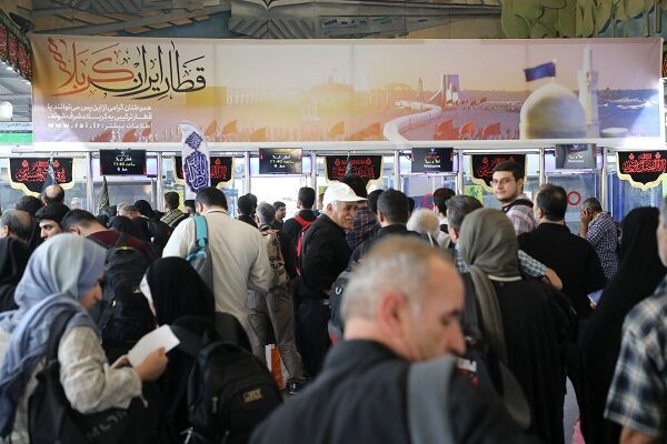 دومین قطار مسافری کربلا حرکت کرد قطار کربلا