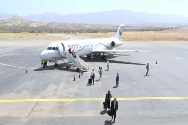 تداوم پروازهای فوقالعاده شرکت آسمان در ایلام تا ۲۳ شهریور هواپیما