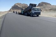 ببینید| روزهای پایانی اتصال بزرگراهی نخستین شهر استان سیستان و بلوچستان به زاهدان