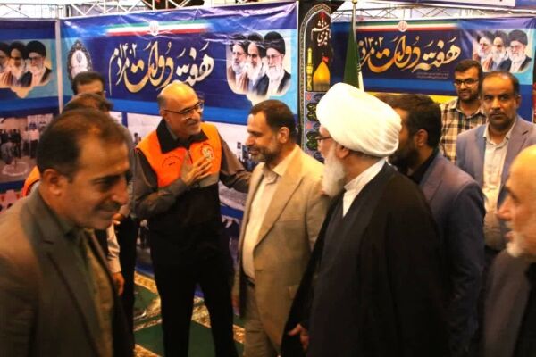 حضور راهداری و حمل و نقل جاده ای استان بوشهر در نمایشگاه دستاوردهای دولت