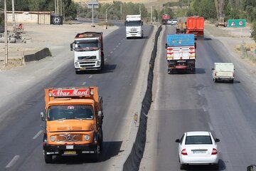 تردد در محورهای استان همدان