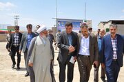 ایین اغاز عملیات اجرایی پروژه مهردشت حسین اباد / در استان اصفهان