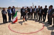 ایین اغاز عملیات اجرایی پروژه مهردشت حسین اباد / در استان اصفهان
