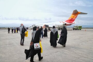 ببینید|اعزام نخستین گروه از زائران اربعین از فرودگاه گرگان