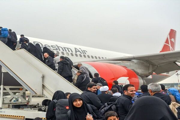 برقراری پروازهای فوقالعاده شرکت هواپیمایی قشم در اربعین از ۵ فرودگاه به نجف اشرف  قشم ایر