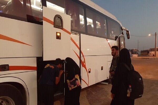 جابهجایی بیش از ۱۳ هزار زائر اربعین حسینی از البرز جابه جایی زائر