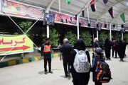 خدمات رسانی راهداران به زوار اربعین حسینی (ع) در پایانه مرزی خسروی
