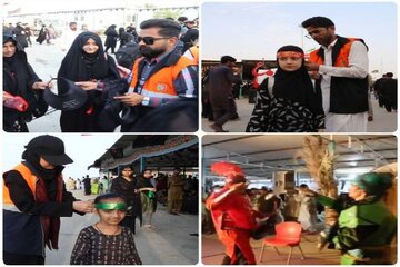 ویدیو| اجرای برنامه های مذهبی و تعزیه خوانی در ایستگاه پویش راه نجات در پایانه مرزی ریمدان