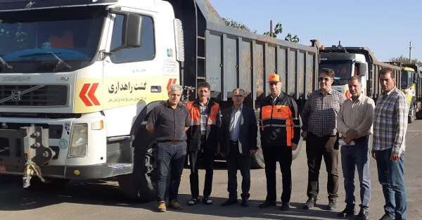 اعزام ۲۰دستگاه ماشین آلات راهداری زنجان به مرز مهران راهداری زنجان