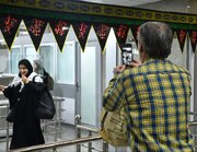 هوای اربعین در فرودگاه گرگان