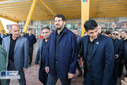 ببینید| بازدید معاون اول رئیس جمهور و وزیر راه و شهرسازی از پایانه مرزی شلمچه