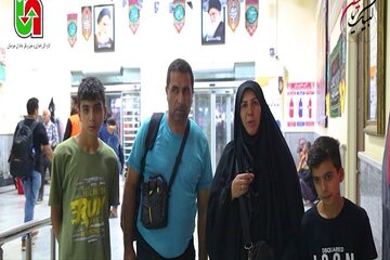 ویدیو|تردد زائرین درمرزهای خوزستان