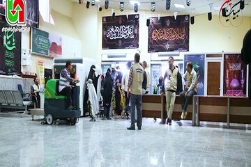 ویدیو|تردد زائرین اربعین حسینی از مرزهای استان خوزستان