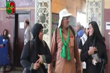 ویدیو|تردد زائرین اربعین حسینی از پایانه مرزی شلمچه