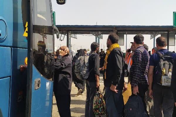 اعزام بیش از ۱۳ هزار زائر به پایانه مرزی مهران جابجایی زائرین