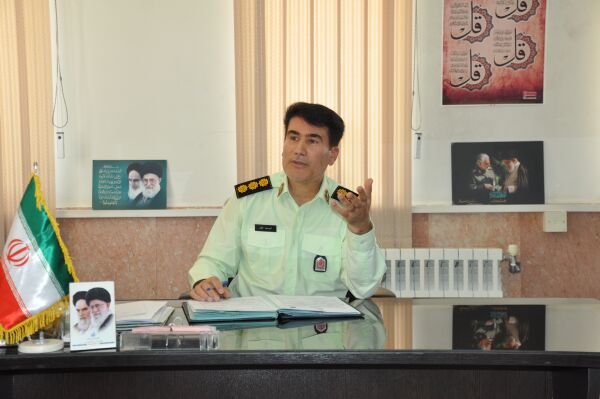 رفع تصرف ۵ هزار مترمربع از اراضی ملی شهرستان گلپایگان سرهنگ امیرسعید باقری / اصفهان