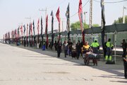تردد زائرین حسینی درمرزهای خوزستان