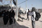 تردد زائرین حسینی درمرزهای خوزستان