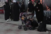 تردد زائرین حسینی درمرزهای خوزستان