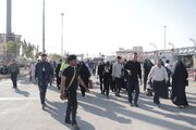 تردد زائرین حسینی در مرزهای خوزستان