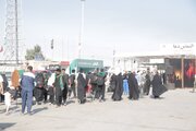 تردد زائرین حسینی در مرزهای خوزستان