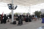 ببینید|تردد زائرین حسینی در مرزهای خوزستان