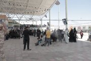 ببینید|تردد زائرین حسینی در مرزهای خوزستان