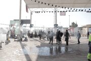ببینید|تردد زائرین حسینی در مرزهای خوزستان