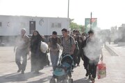 ببینید|تردد زائرین حسینی در مرزهای خوزستان