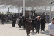 ببینید|تردد زایرین حسینی در مرزهای خوزستان