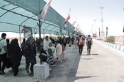 ببنید|تردد زائرین در مرزهای خوزستان