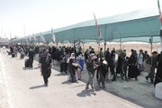 ببنید|تردد زائرین حسینی در مرزهای خوزستان