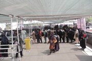 ببینید|تردد زائرین درمرزهای خوزستان
