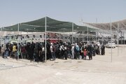 ببینید|تردد زائرین درمرزهای خوزستان