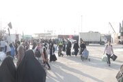 ببینید|تردد زائرین در مرزهای خوزستان