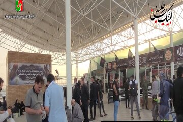 ویدئو|تردد زائرین حسینی در مرزهای خوزستان